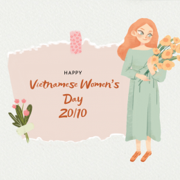 Sending you wishes to say you blossom up the world around me!?? Happy Vietnamese Women’s Day!??